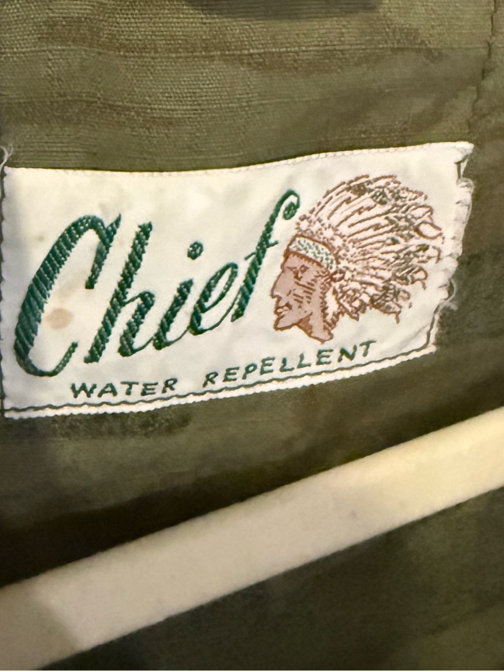 Vintage 60s Chief Tiger Stripe Green Camo Hunting Field Jacket Mens L/XL Rare - Picture 4 of 4
